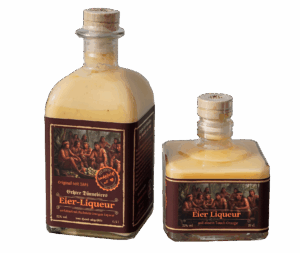 Eier-Liqueur mit einem Touch Orange 0,2l /22% | Grundpreis 70 € / L
