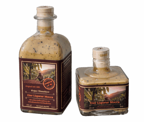 Eier-Liqueur-Mocca 0,2l / 22% | Grundpreis 70 € / L